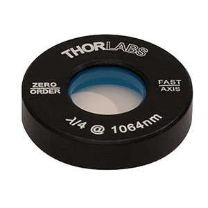 Thorlabs索雷博 WPQ05M-1064 - Ø1/2英寸零级四分之一波片
