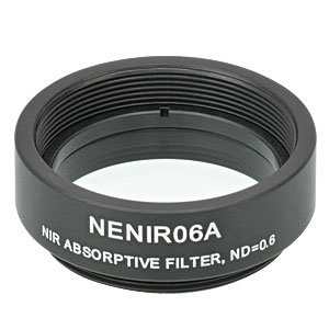 Thorlabs索雷博 NENIR06A Ø25 mm NIR吸收型中性密度滤光片