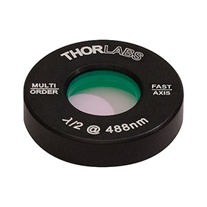 Thorlabs索雷博 WPMH05M-488 - Ø1/2英寸多级半波片