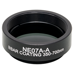 Thorlabs索雷博 NE07A-A Ø25 mm镀增透膜的吸收型中性密度滤光片
