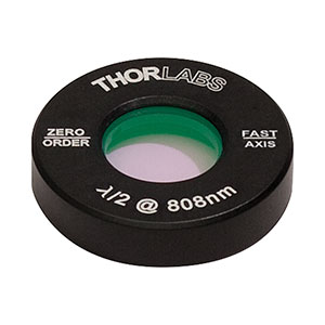 Thorlabs索雷博 WPH05M-808 - 零级半波片