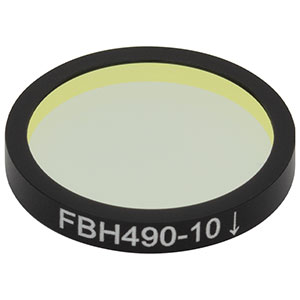 Thorlabs索雷博 FBH490-10 硬膜带通滤光片