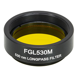 Thorlabs索雷博 FGL530M 长波通彩色玻璃滤光片