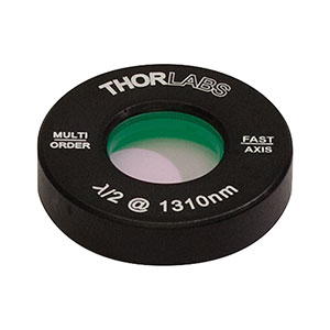 Thorlabs索雷博 WPMH05M-1310 - Ø1/2英寸多级半波片