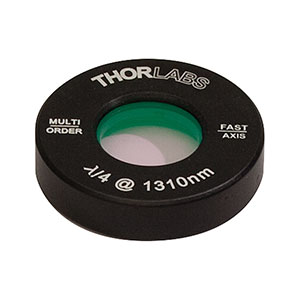 Thorlabs索雷博 WPMQ05M-1310 - Ø1/2英寸多级四分之一波片