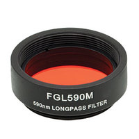 Thorlabs索雷博 FGL590M 长波通彩色玻璃滤光片