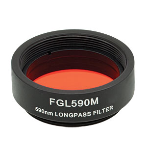 Thorlabs索雷博 FGL590M 长波通彩色玻璃滤光片