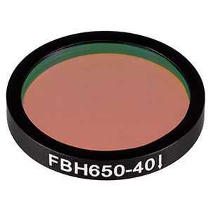 Thorlabs索雷博 FBH650-40 硬膜带通滤光片