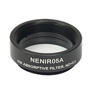 Thorlabs索雷博 NENIR05A Ø25 mm NIR吸收型中性密度滤光片