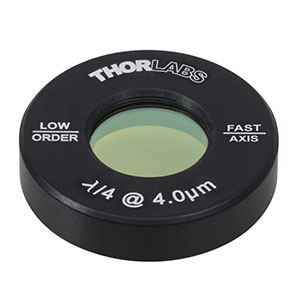 Thorlabs索雷博 WPLQ05M-4000 - 低阶四分之一波片