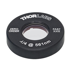 Thorlabs索雷博 WPQ05M-561 - Ø1/2英寸零级四分之一波片
