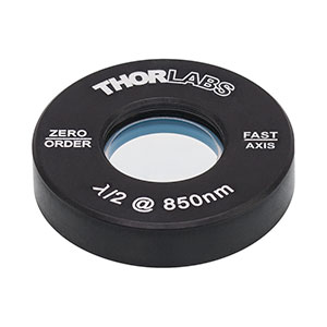 Thorlabs索雷博 WPH05M-850 - 零级半波片