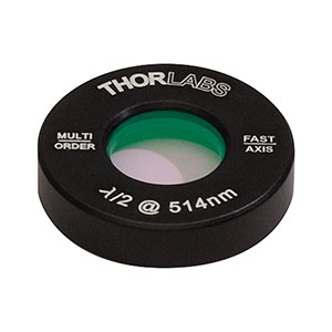 Thorlabs索雷博 WPMH05M-514 - Ø1/2英寸多级半波片