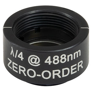 Thorlabs索雷博 WPQSM05-488 - 零级四分之一波片