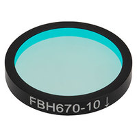 Thorlabs索雷博 FBH670-10 硬膜带通滤光片