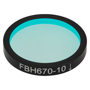 Thorlabs索雷博 FBH670-10 硬膜带通滤光片