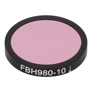 Thorlabs索雷博 FBH980-10 硬膜带通滤光片