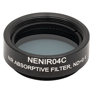 Thorlabs索雷博 NENIR04C Ø25 mm NIR吸收型中性密度滤光片