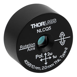 Thorlabs索雷博 NLCQ5 - 已安装的β-BBO晶体