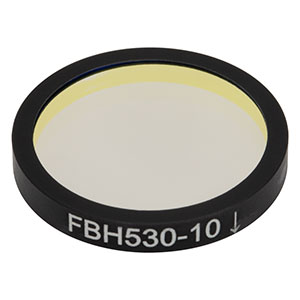 Thorlabs索雷博 FBH530-10 硬膜带通滤光片