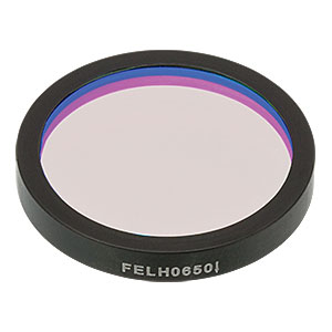 Thorlabs索雷博 FELH0650 Ø25.0 mm长波通滤光片