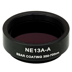 Thorlabs索雷博 NE13A-A Ø25 mm镀增透膜的吸收型中性密度滤光片