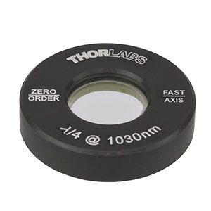 Thorlabs索雷博 WPQ05M-1030 - Ø1/2英寸零级四分之一波片
