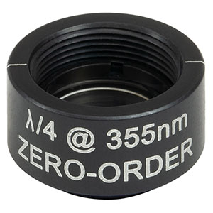 Thorlabs索雷博 WPQSM05-355 - 零级四分之一波片