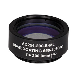 Thorlabs索雷博 AC254-200-B-ML 消色差双胶合透镜