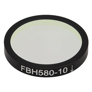 Thorlabs索雷博 FBH580-10 硬膜带通滤光片