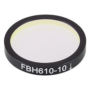 Thorlabs索雷博 FBH610-10 硬膜带通滤光片