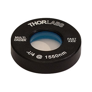 Thorlabs索雷博 WPMQ05M-1550 - Ø1/2英寸多级四分之一波片
