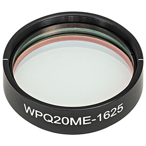 Thorlabs索雷博 WPQ20ME-1625 - 聚合物零级四分之一波片