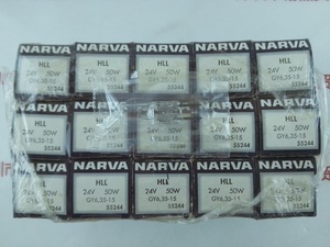 NARVA利华HLL 24V50W GY6.35-15 55244 &nbsp;卤素灯泡