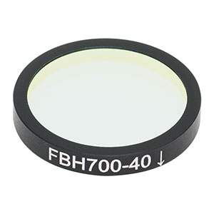 Thorlabs索雷博 FBH700-40 硬膜带通滤光片