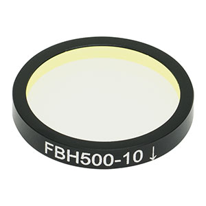 Thorlabs索雷博 FBH500-10 硬膜带通滤光片