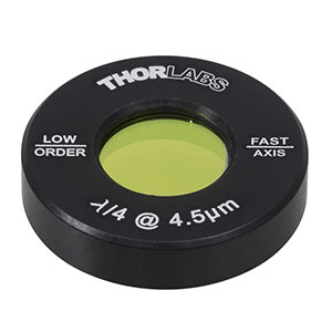 Thorlabs索雷博 WPLQ05M-4500 - 低阶四分之一波片