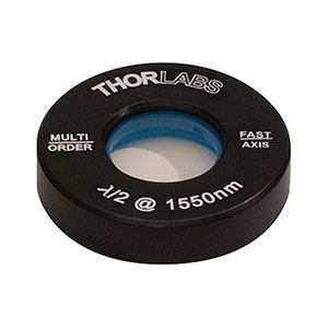 Thorlabs索雷博 WPMH05M-1550 - Ø1/2英寸多级半波片