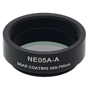 Thorlabs索雷博 NE05A-A Ø25 mm镀增透膜的吸收型中性密度滤光片