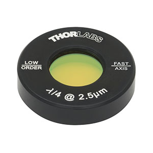 Thorlabs索雷博 WPLQ05M-2500 - 低阶四分之一波片