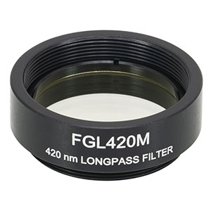 Thorlabs索雷博 FGL420M 长波通彩色玻璃滤光片