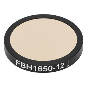 Thorlabs索雷博 FBH1650-12 硬膜带通滤光片