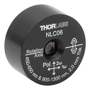 Thorlabs索雷博 NLC06 - 已安装的β-BBO晶体