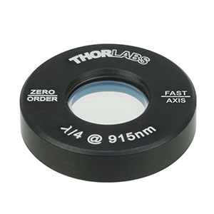 Thorlabs索雷博 WPQ05M-915 - Ø1/2英寸零级四分之一波片