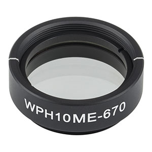 Thorlabs索雷博 WPH10ME-670 - 聚合物零级半波片