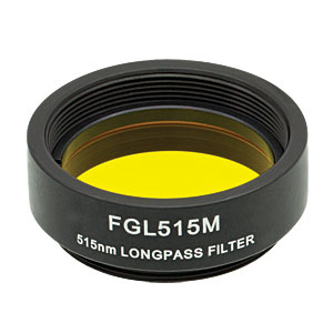 Thorlabs索雷博 FGL515M 长波通彩色玻璃滤光片