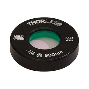 Thorlabs索雷博 WPMQ05M-980 - Ø1/2英寸多级四分之一波片