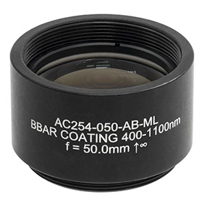Thorlabs索雷博 AC254-050-AB-ML 消色差双胶合透镜