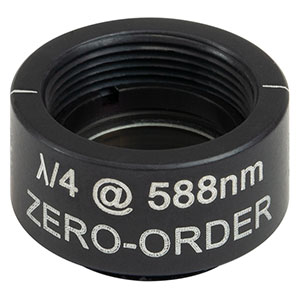 Thorlabs索雷博 WPQSM05-588 - 零级四分之一波片