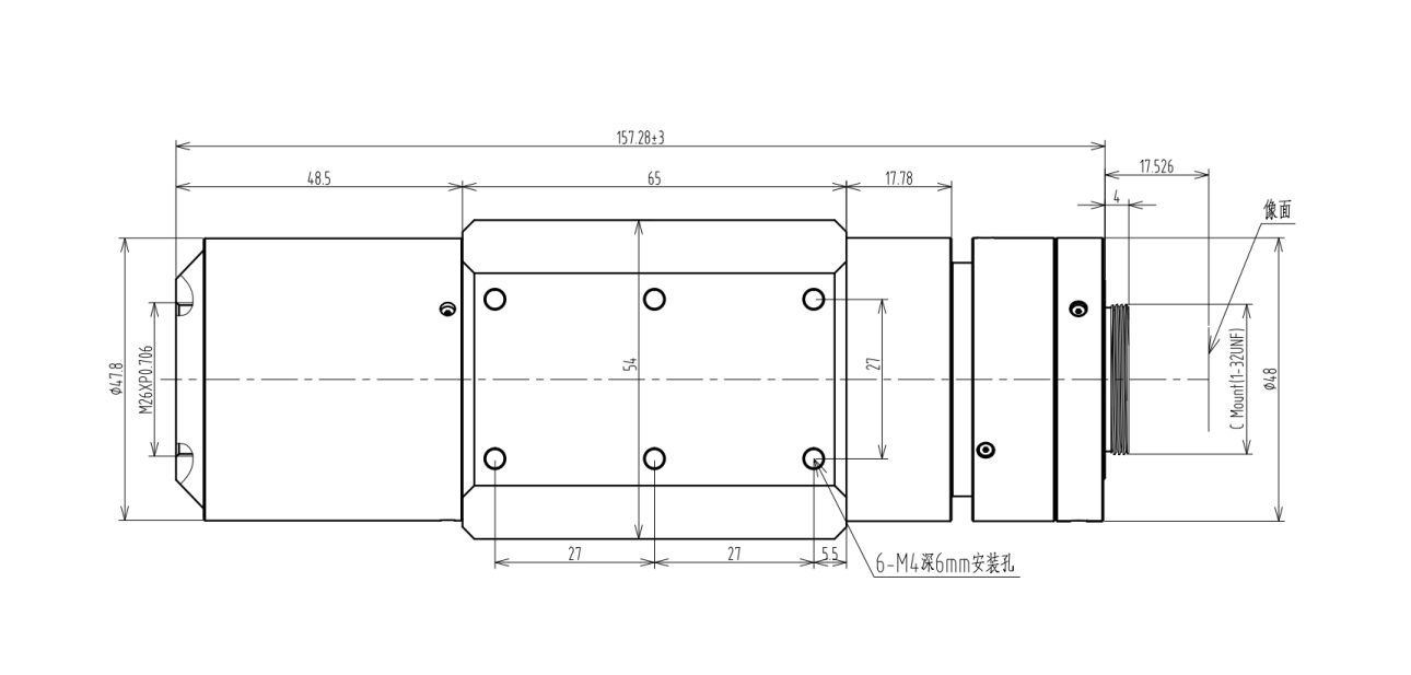 CHIOPT  长步道      CT160A       工业显微镜头